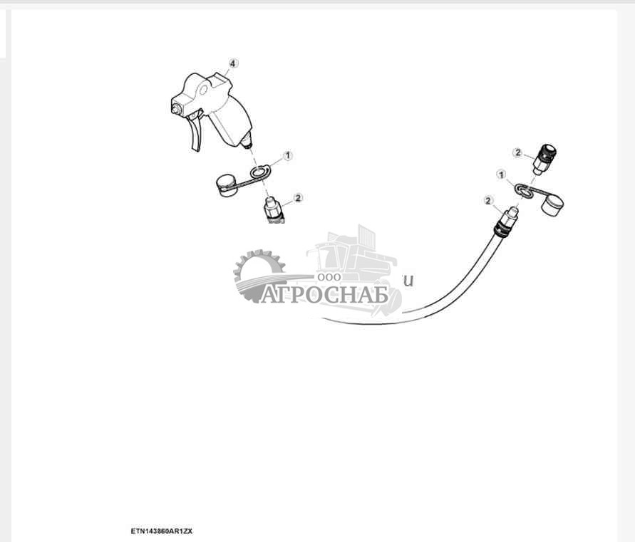 Пневматическая муфта воздушного компрессора (для Европы) 